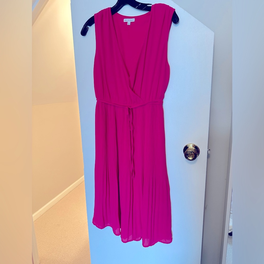 Spirit of Grace - Sleeveless pink maternity dress - size XS